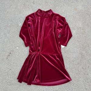 Ava & Yelly dress velvet girls size 7 NEW with tags Nordstroms long sleeve